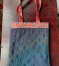 Sashiko Rainbow Wave Tote Bag - Image 5