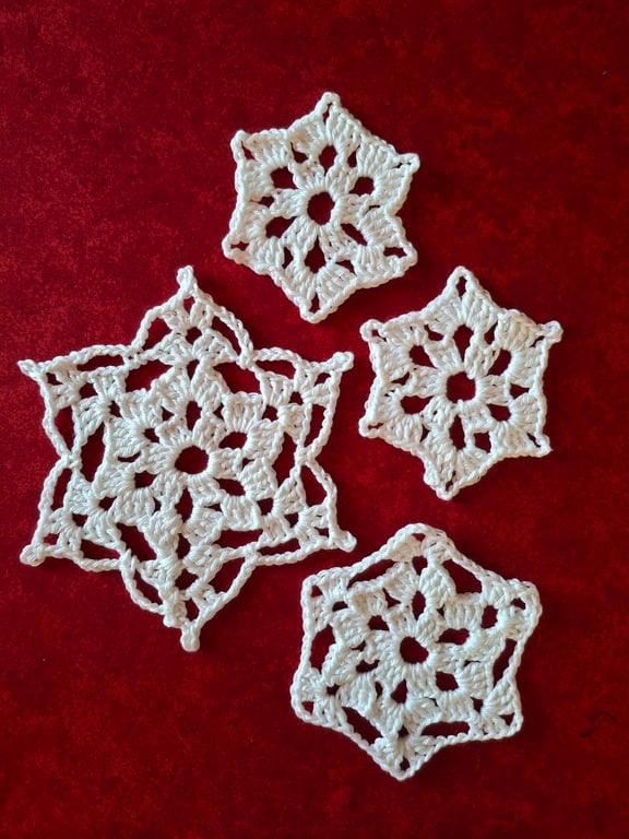 Snowflake kit for crochet