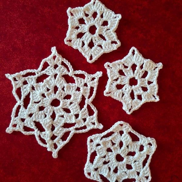 Snowflake kit for crochet