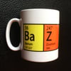 BAZINGA Mug with Chemical Symbols