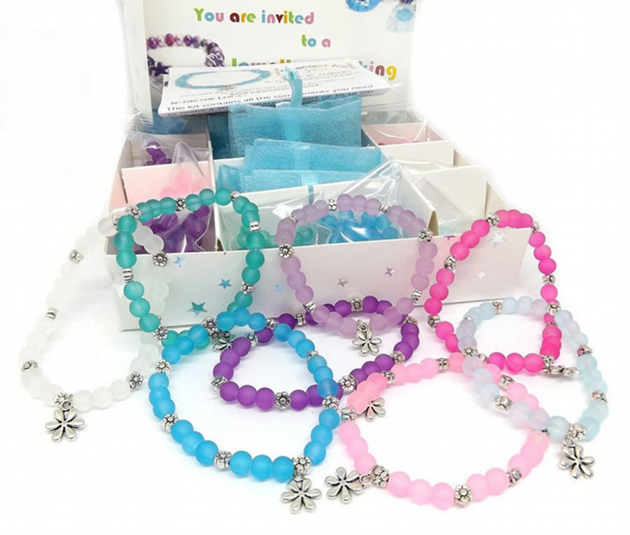 Jewellery making party kit for children