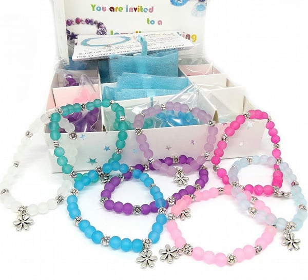 Jewellery making party kit for children