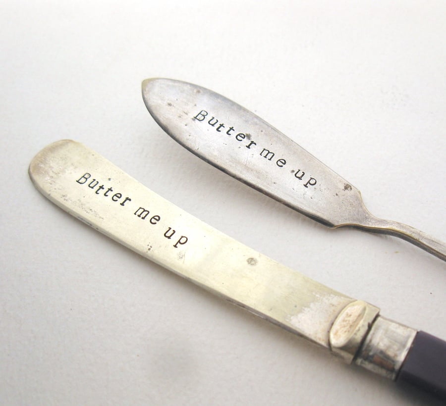 Custom order for S, two butter spreaders