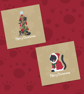 5 Pack Gold Cat Christmas Cards – Pickle and Nancy Festive Set of 5 Designs - Image 4