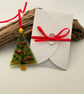 Robins Christmas Tree Decoration with Yellow Star - Image 4