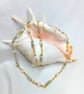 Pearl & Horseshoe Crab Shell Necklace - Image 7