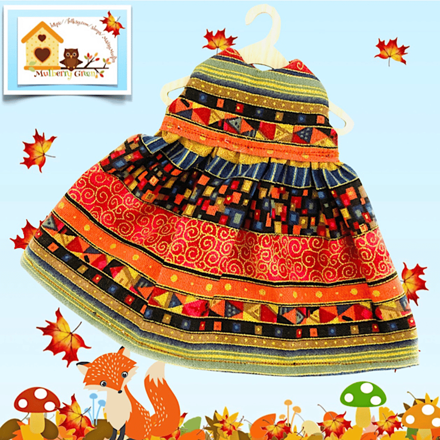 Reserved for Connor - Orange and Gold Dress