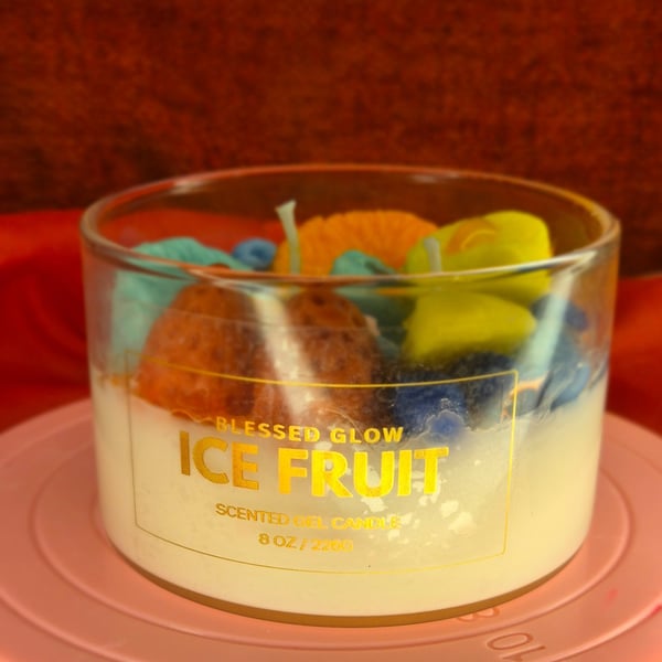 Handmade Ice Fruit Dessert Scented Candle