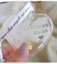With You Always Memorial Feather Bauble, Heart Glass Christmas Ornament, Remembr - Image 2