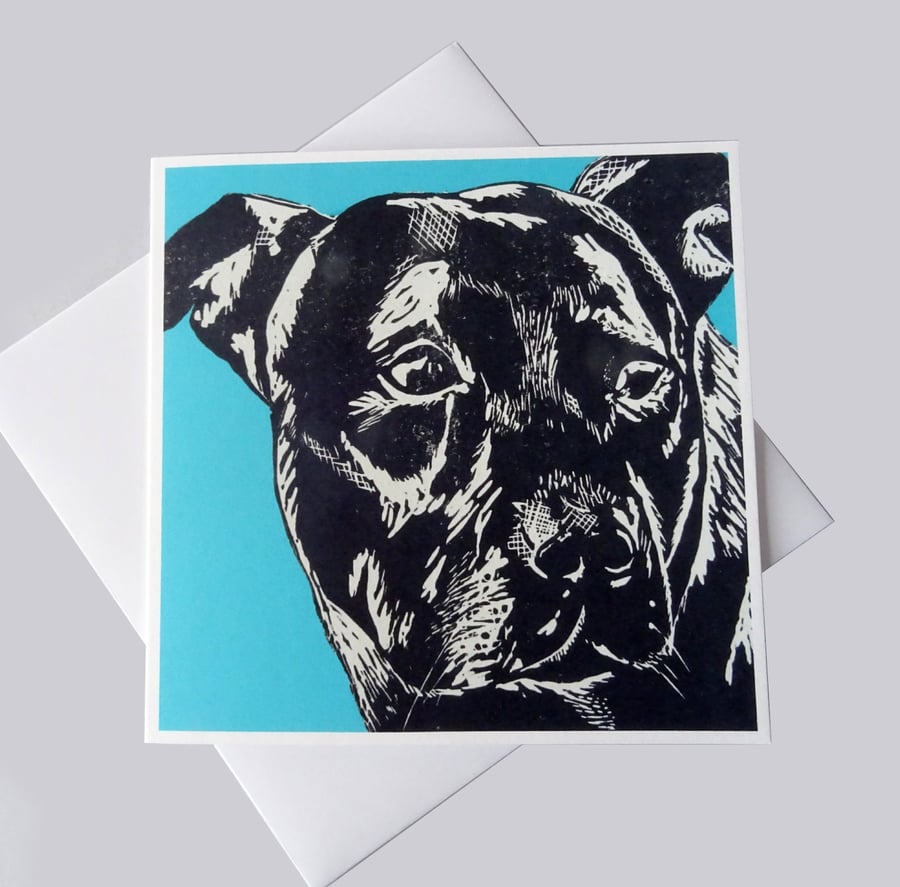 Staffordshire Bull Terrier (Staffy) Card