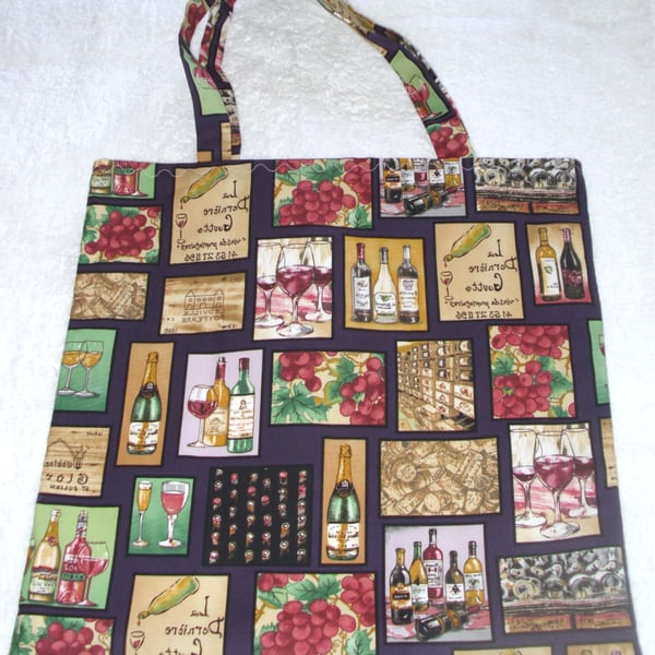 In the Wine Cellar cloth shopping bag , Tote bag