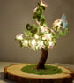 Cherry Blossom Tree Lamp – Handmade Whimsical Fairy Tree with Butterfly