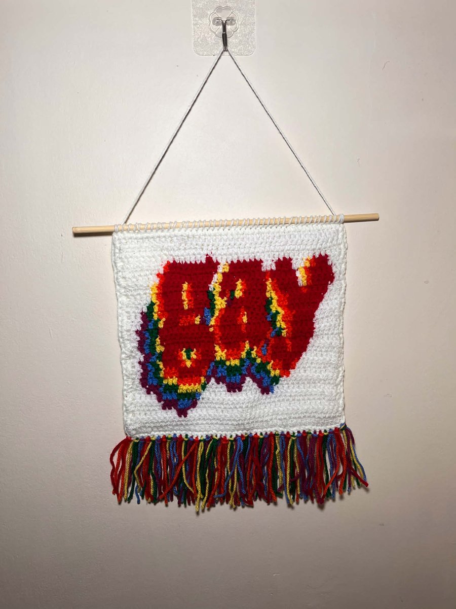 Tapestry Crochet Wall Hanging