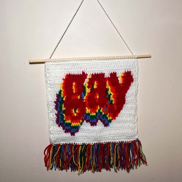 Tapestry Crochet Wall Hanging
