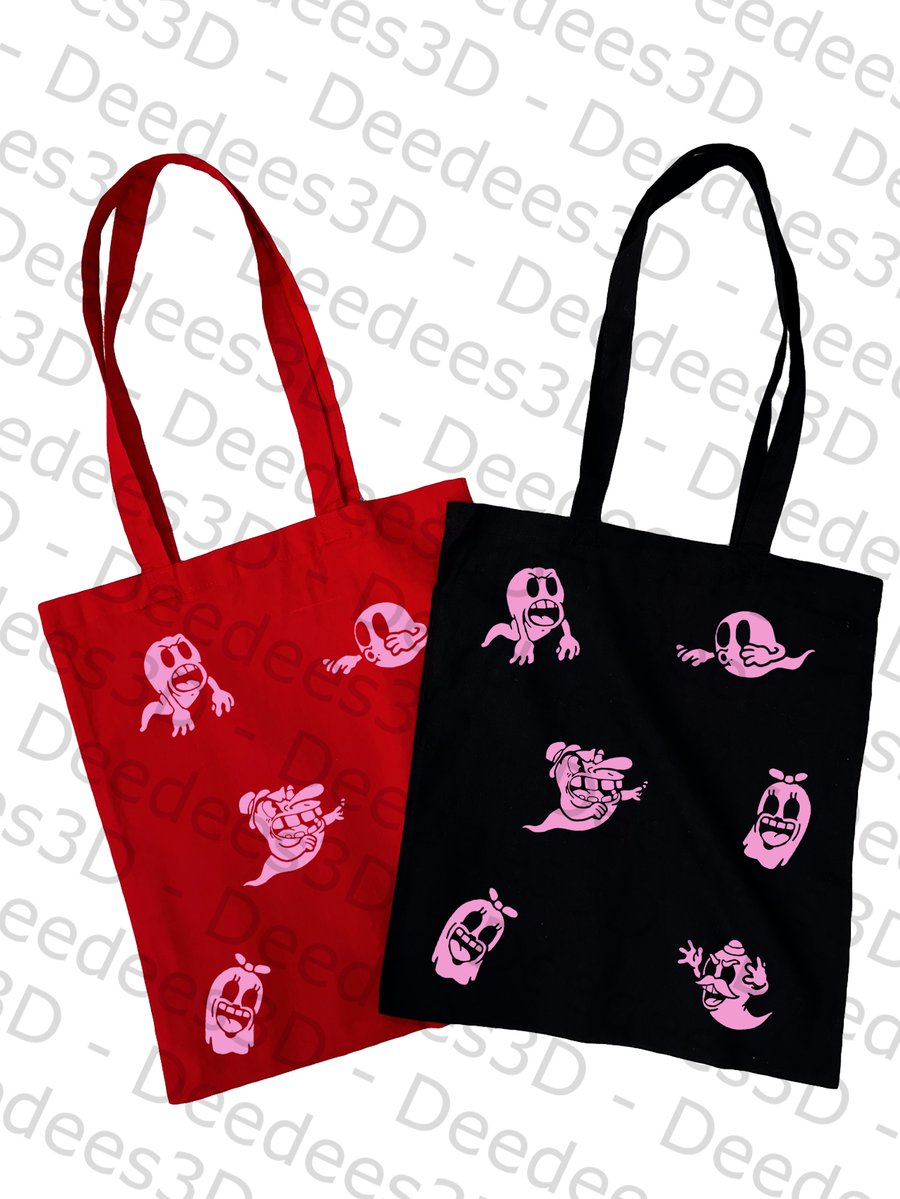 Cuphead Inspired Tote bag