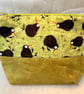Kiwi bird - Large zipped pouch for toiletries, makeup, shaving kit, art etc...