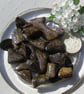 10 Brown Bronzite - Polished Tumblestones, Craft, Mosaic, Grid, Chakra, Favours - Image 3