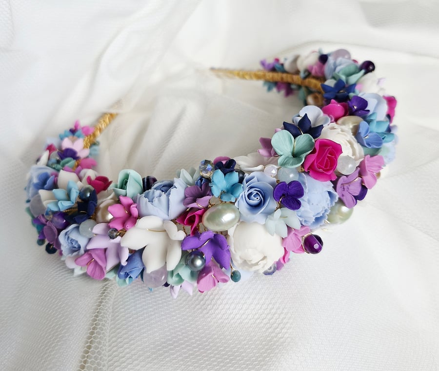 Handmade Floral headband 