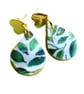 Water Drop Earrings with Gold Plated Studs - Image 3