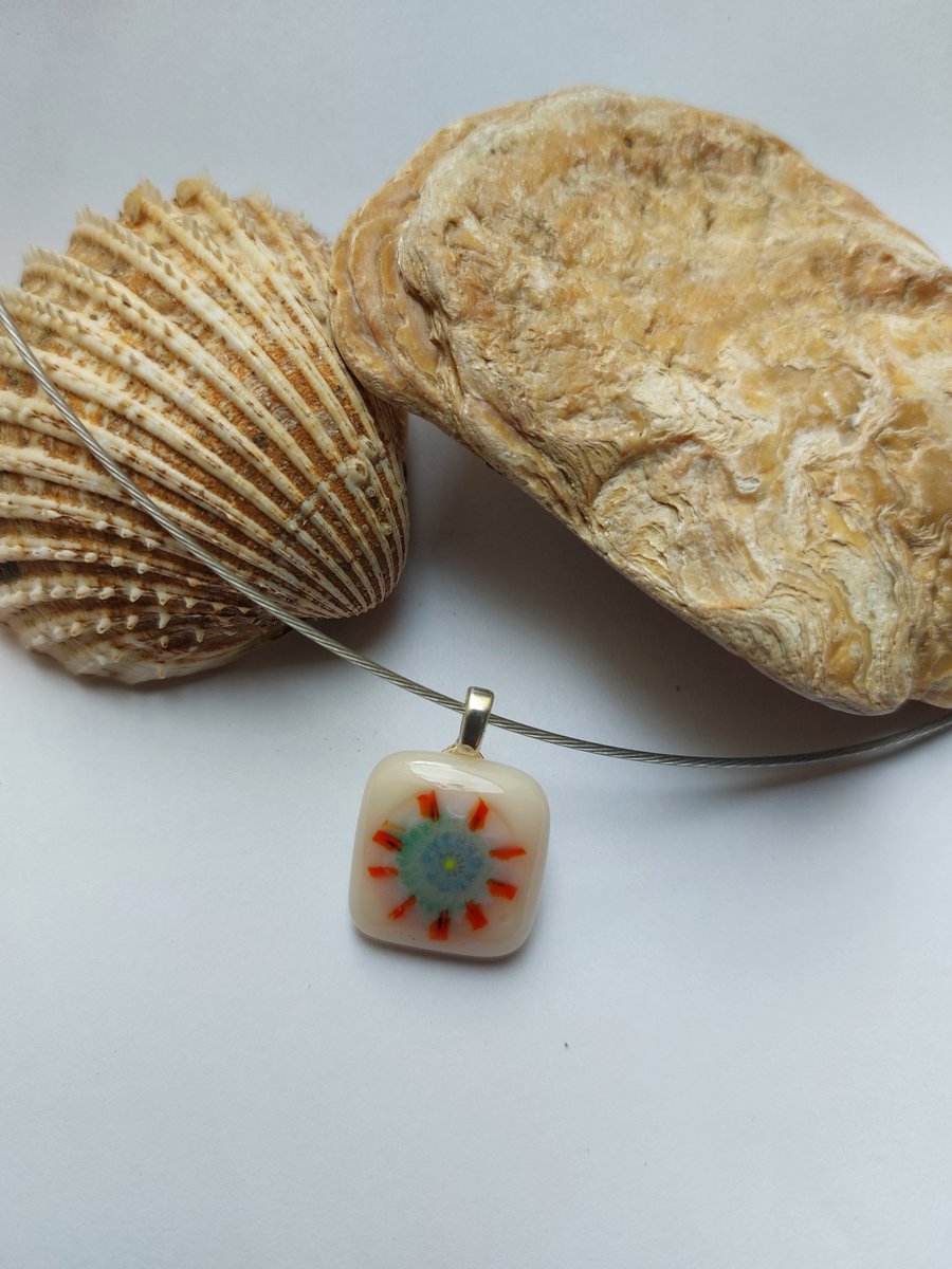 Fused Glass Pendant 