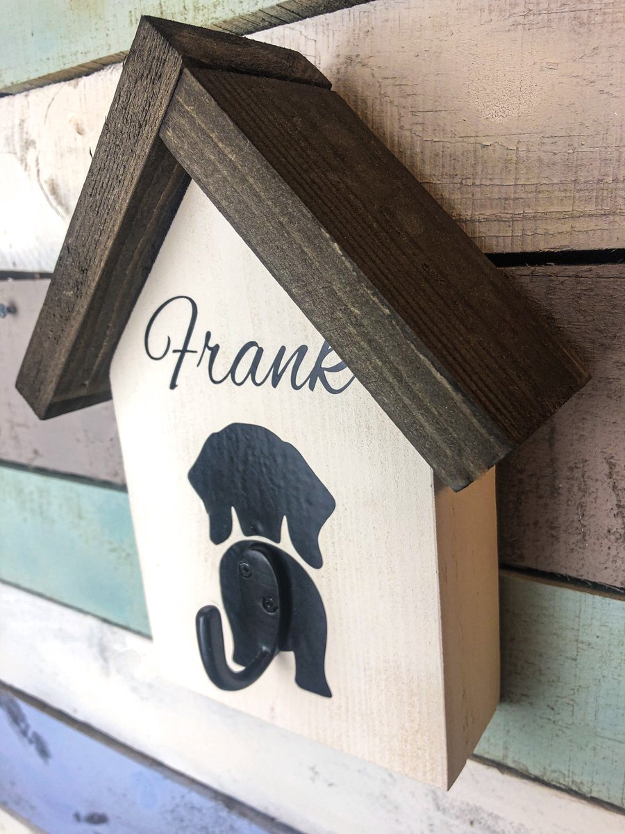 Dog Lead Wall Hooks - Personalised Pet Leash Hangers