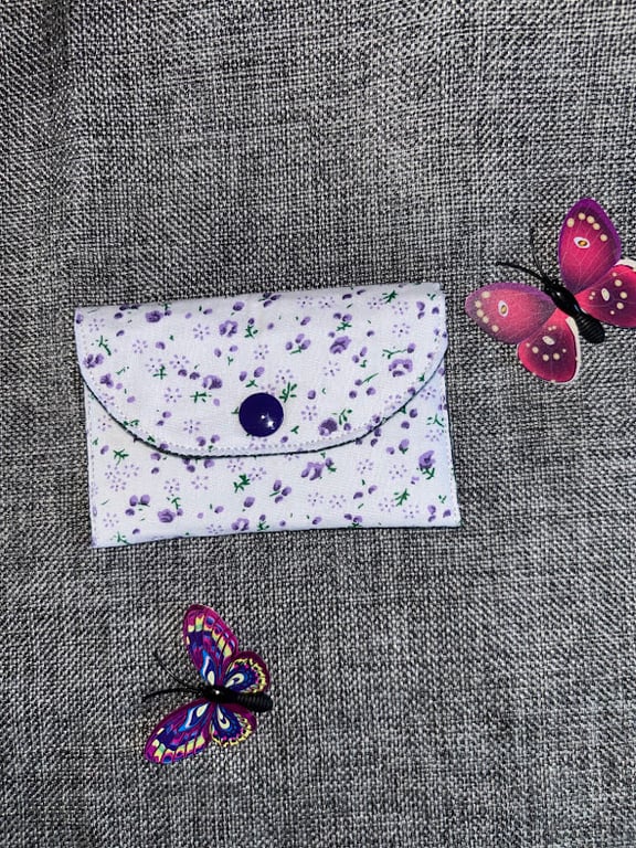 Gift Card Wallet. Pretty Flowers 