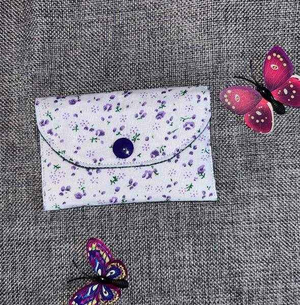 Gift Card Wallet. Pretty Flowers 