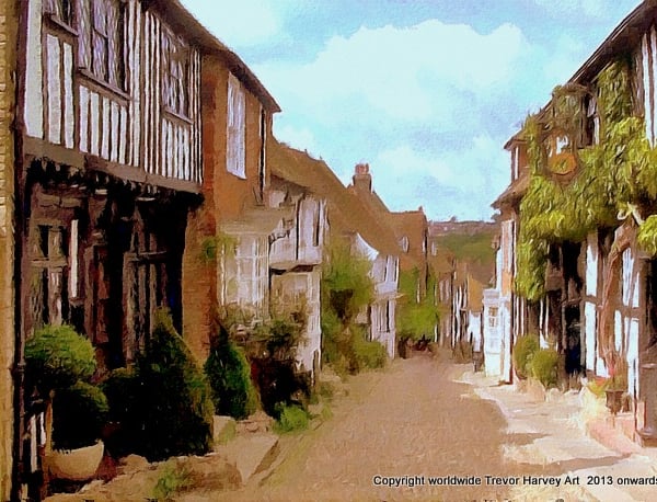 ACEO Exclusive Collector Art Print - Rye, Sussex