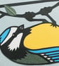 Papercut Blue Tit - Garden Birds - Original Art - Image 3