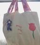 Little Purple Felt Elf Bag Charm or Keyring - Image 3