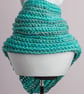 Neckwarmer snood cowl scarf crochet vegan handmade accessory unisex - Image 4