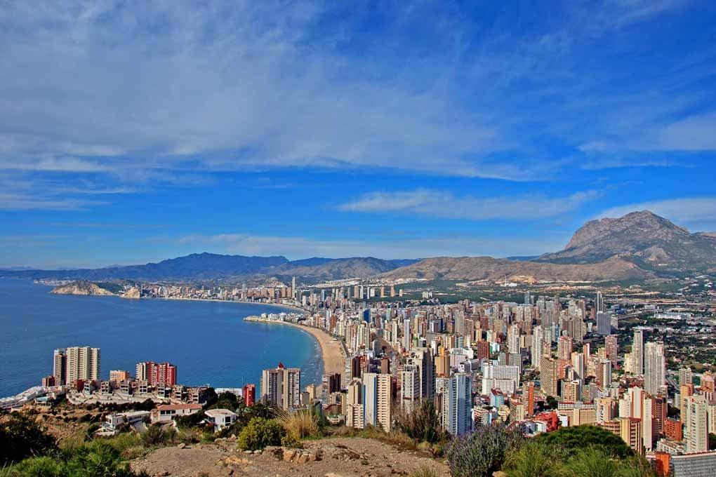 Benidorm Skyline Cityscape Costa Blanca Spain Photograph Print