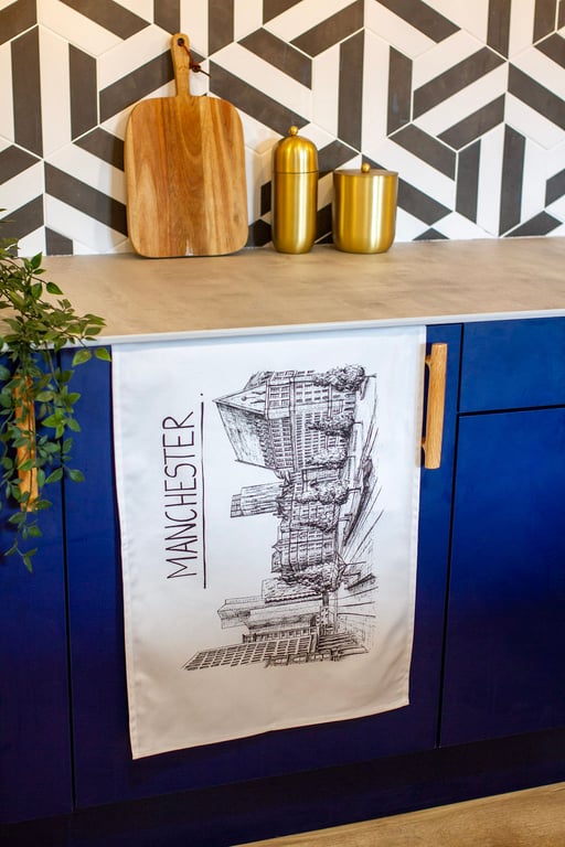 Manchester Skyline Tea Towel