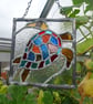 Stained Glass Suncatcher,  Multi Coloured Turtle for Internal Windows - Image 3