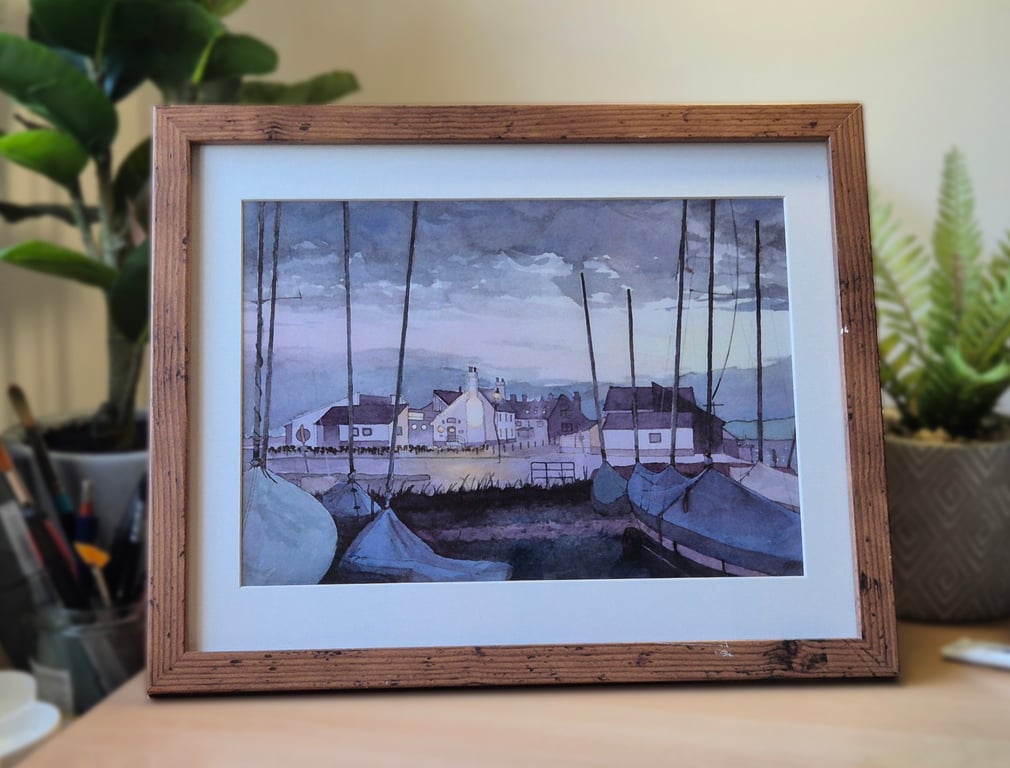 Mudeford Quay - A4 Print