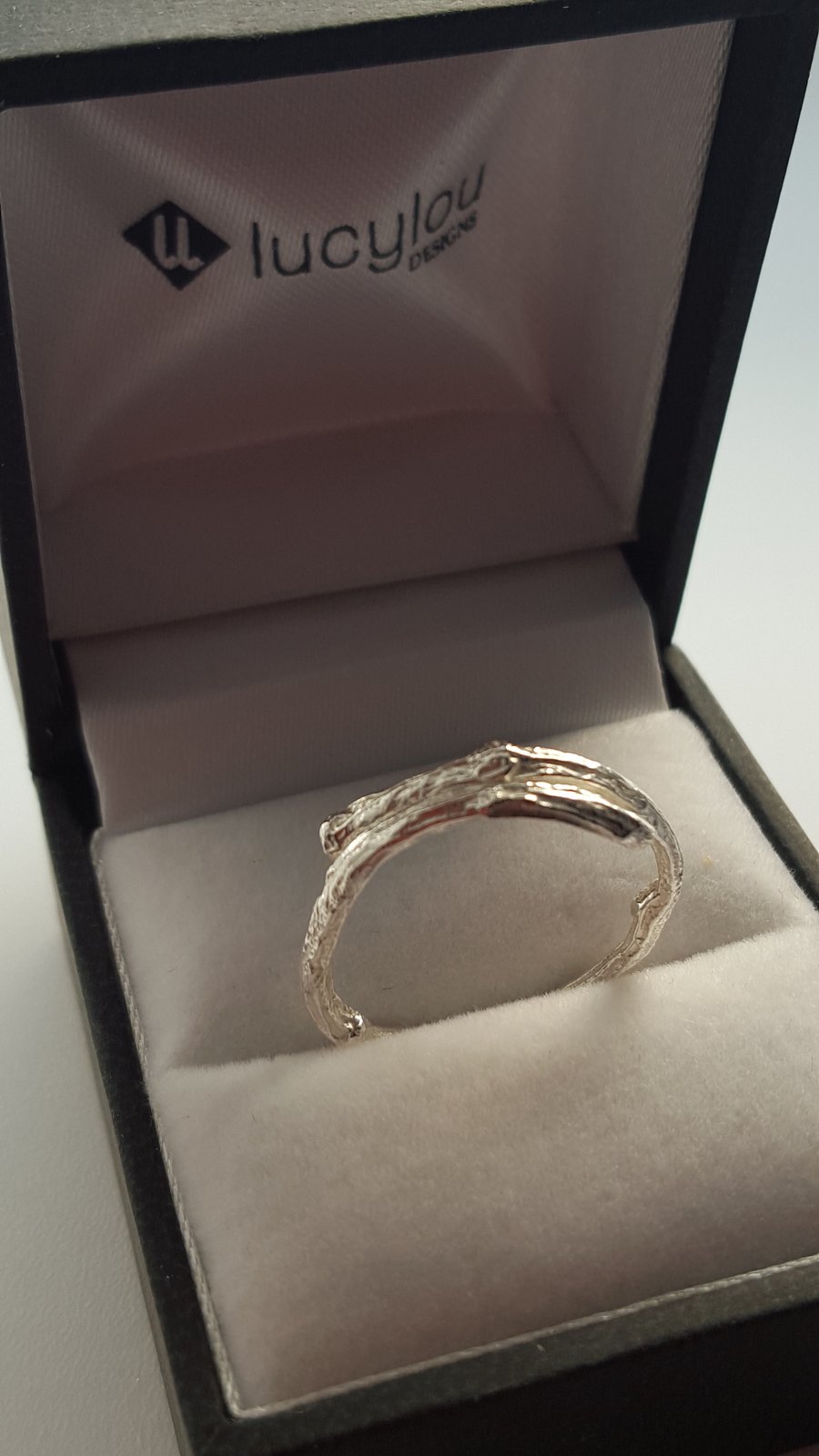Silver Wrap Twig Ring