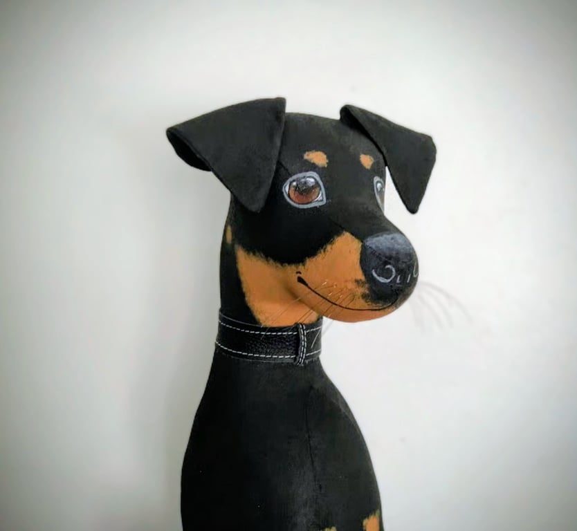 Fully personalised Manchester Terrier