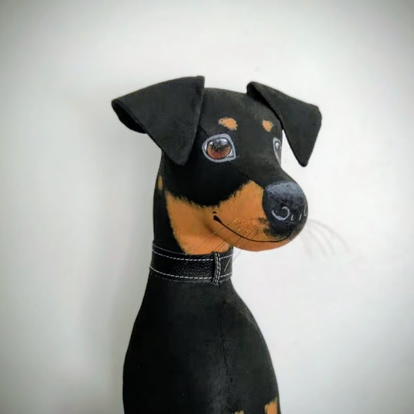 Fully personalised Manchester Terrier