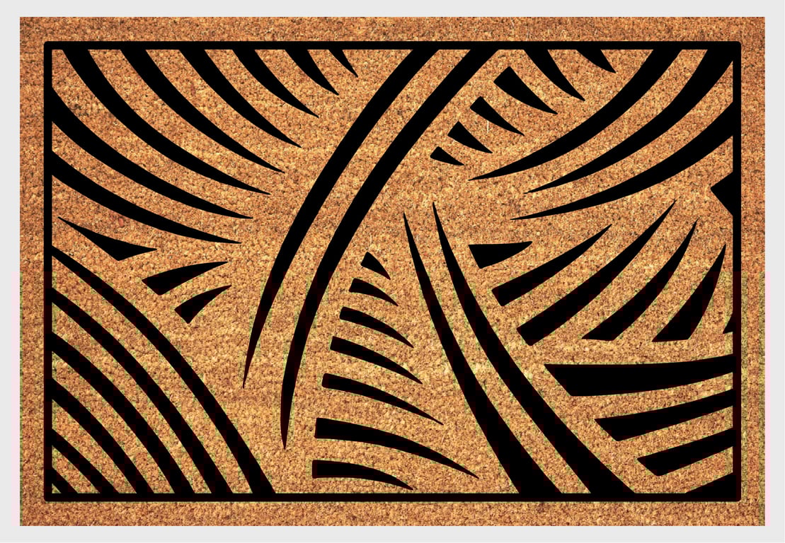 Abstract Pattern Door Mat - Abstract Pattern Welcome Mat - 3 Sizes