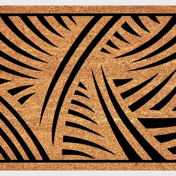 Abstract Pattern Door Mat - Abstract Pattern Welcome Mat - 3 Sizes