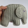 Elephant, Crochet Toy, Baby Gift, Cotton yarn, Customised options