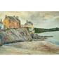 Cawsand Beach Cornwall  Original Watercolour Painting  - Image 1