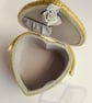 Heart shaped Sewing Basket and handmade Needlecase  - Image 3