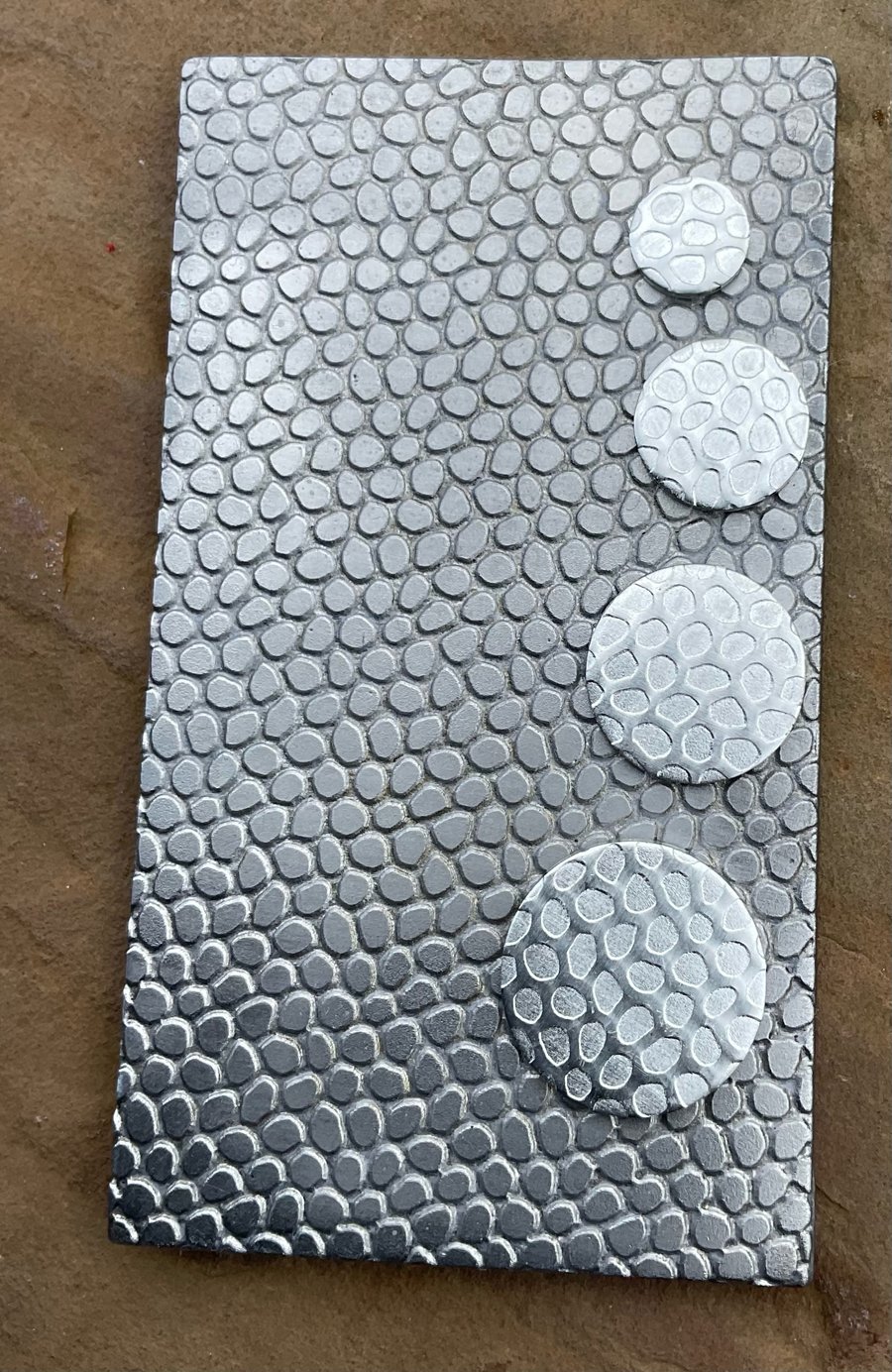 Rolling Mill Texture plate New size 90 x 50 x3mm No 68