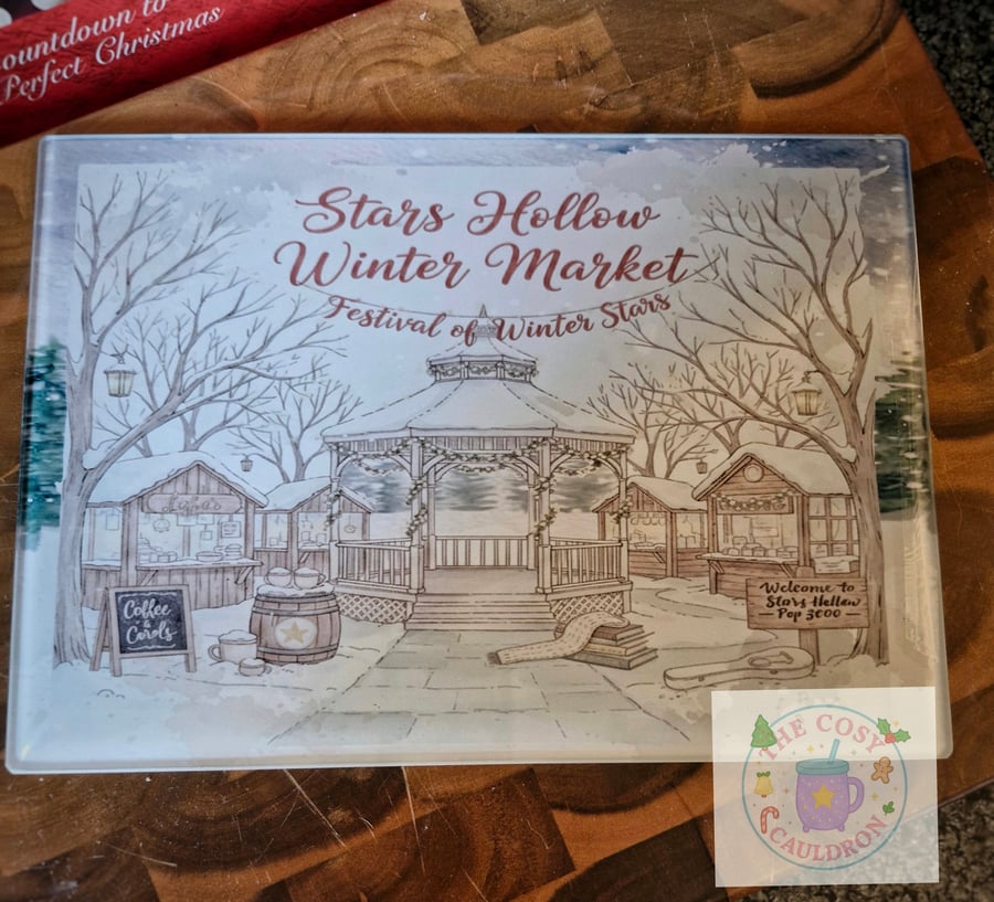 Gilmore Girls Winter Festival Chopping Board