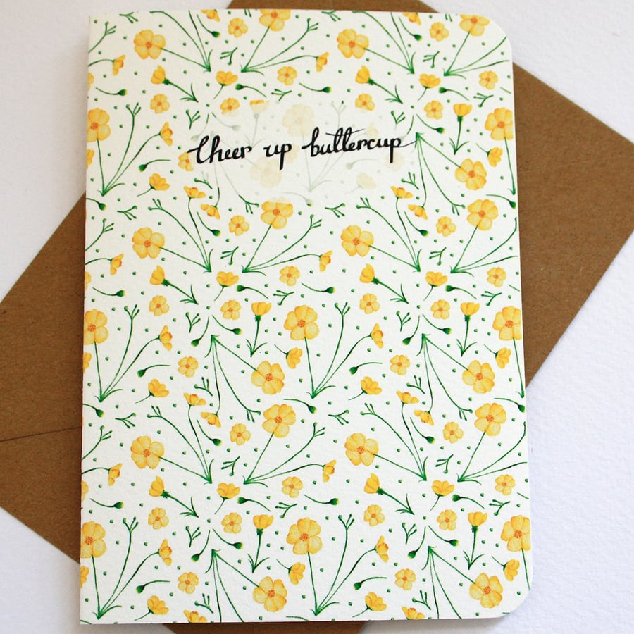 Cheer up buttercup card