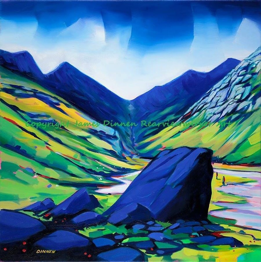 Lost Valley , Glencoe print ( Free Postage UK)
