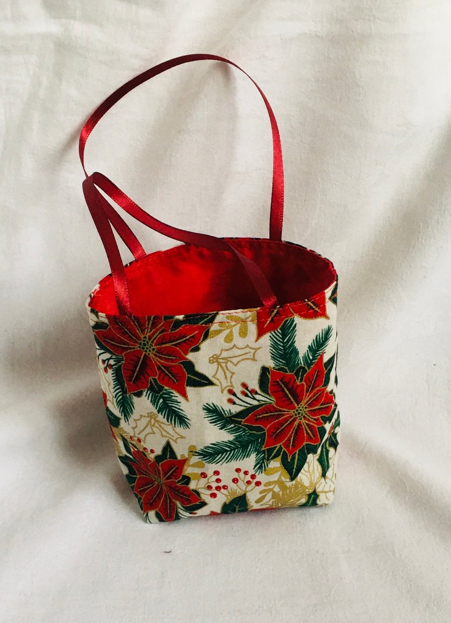 Stunning Christmas Gift Bag, Reusable Gift Bag, Christmas Gift Ideas.