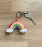 Rainbow Crochet Keyring  - Image 2