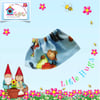 Circus Print Skirt to fit the Little Hugs dolls